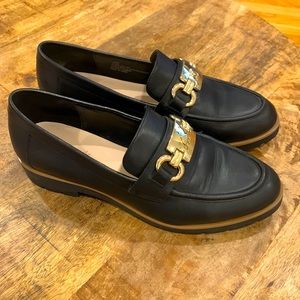 Kate Spade Black Leather Loafer